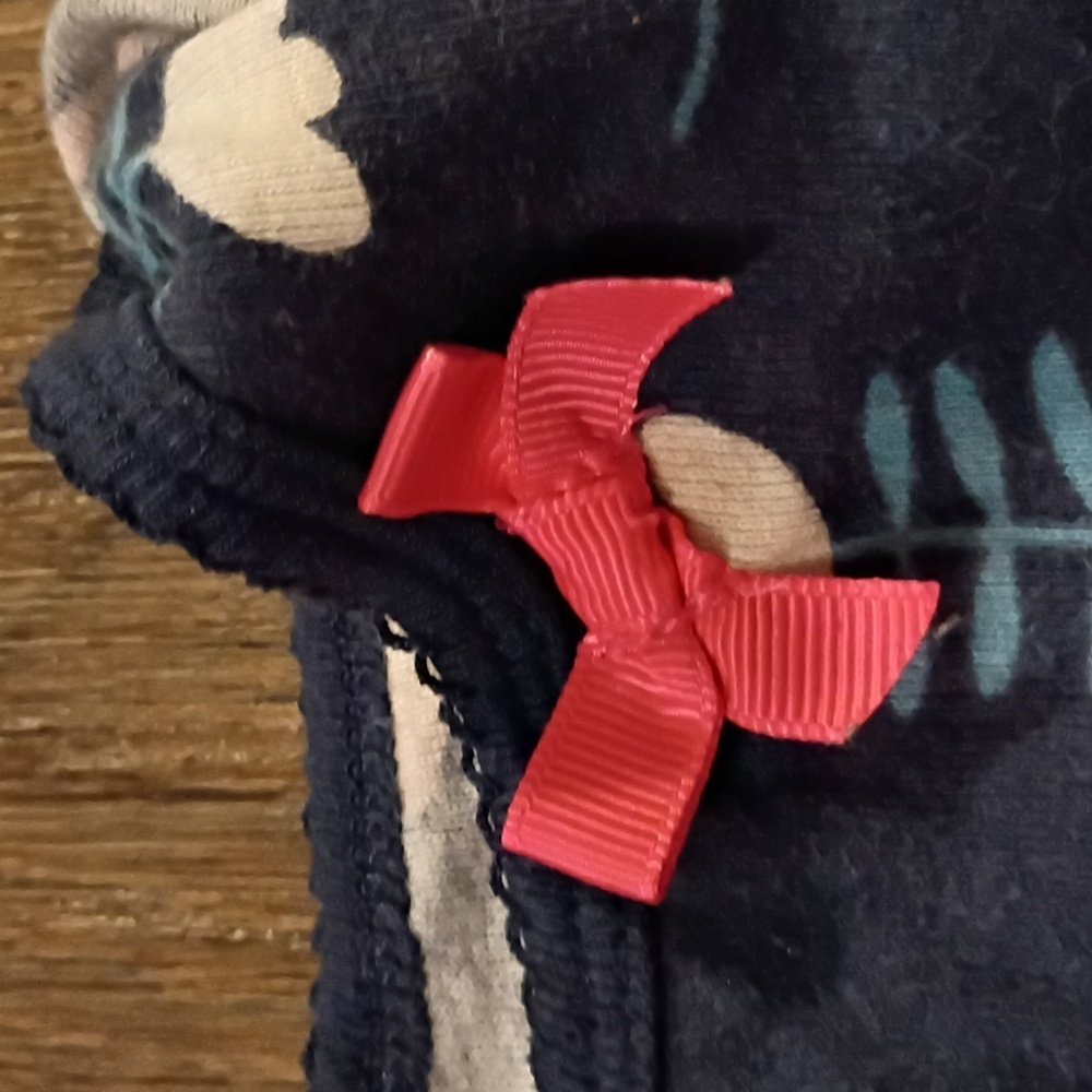 Carter's Navy and Pink Baby Onesie - Picture 3 of 7